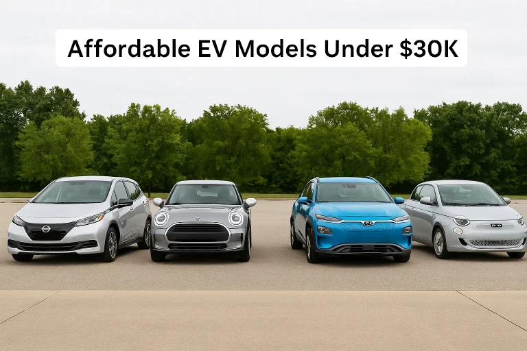 Affordable EV Models Under $30 K