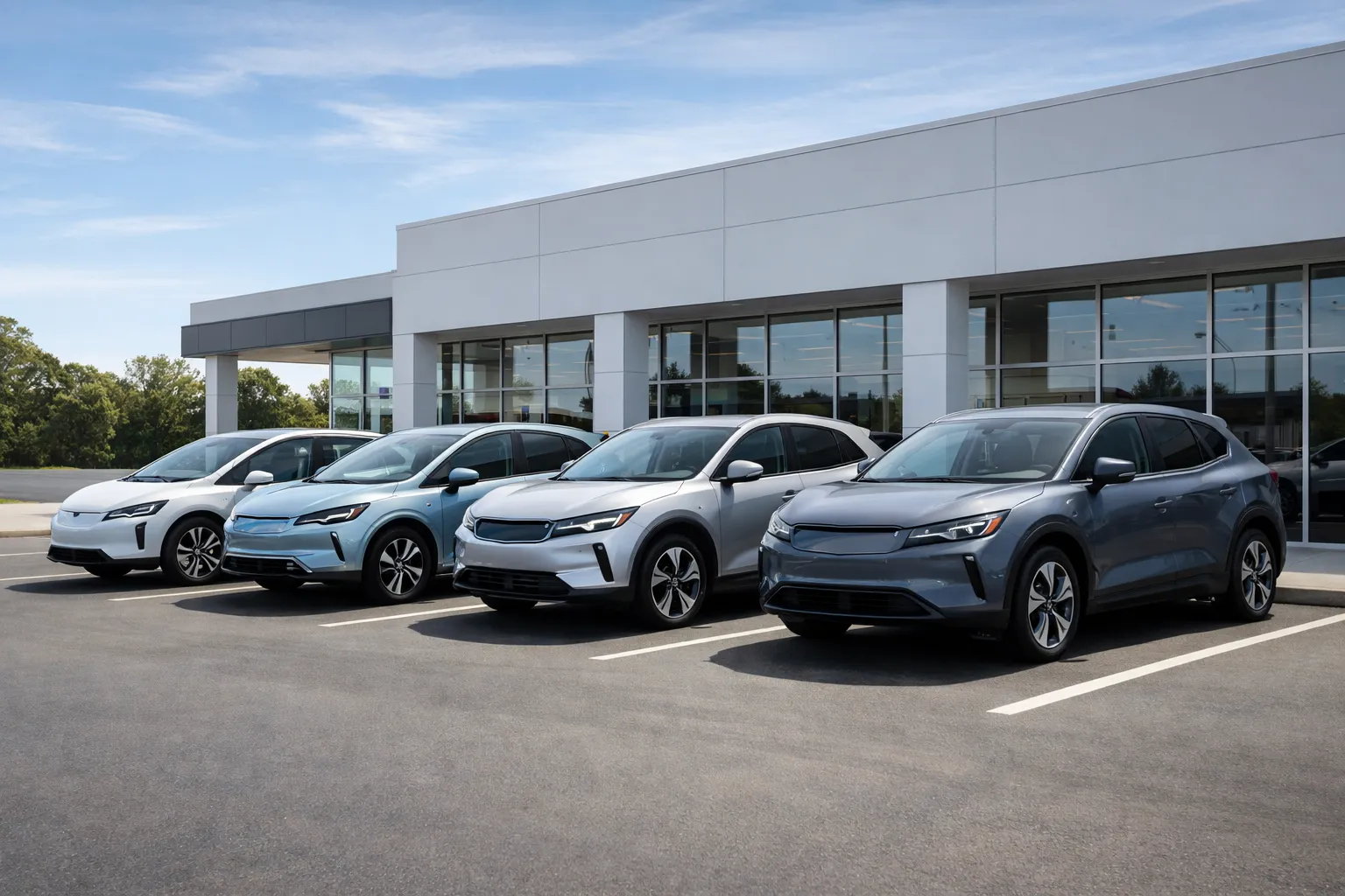 fordable electric cars under $30,000 displayed at a U.S. dealership in 2025