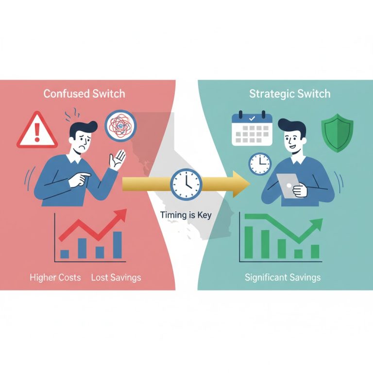 When is the best time to switch auto insurance in California?